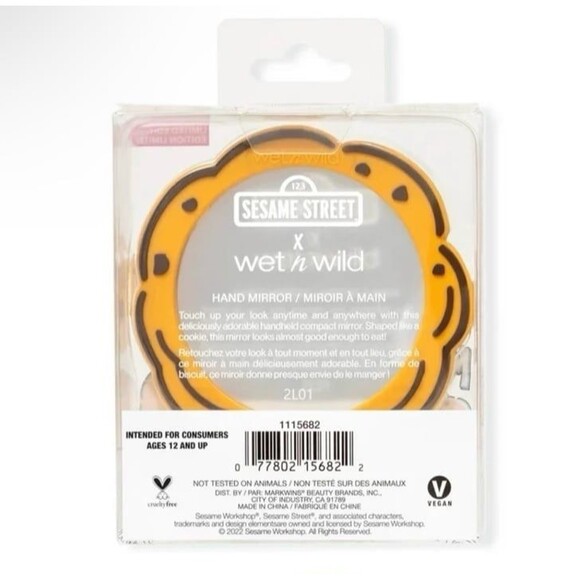 Sesame Street x Wet n Wild - Me Want Cookie! Hand mirror ✨LIMITED EDITION✨ - Picture 5 of 6